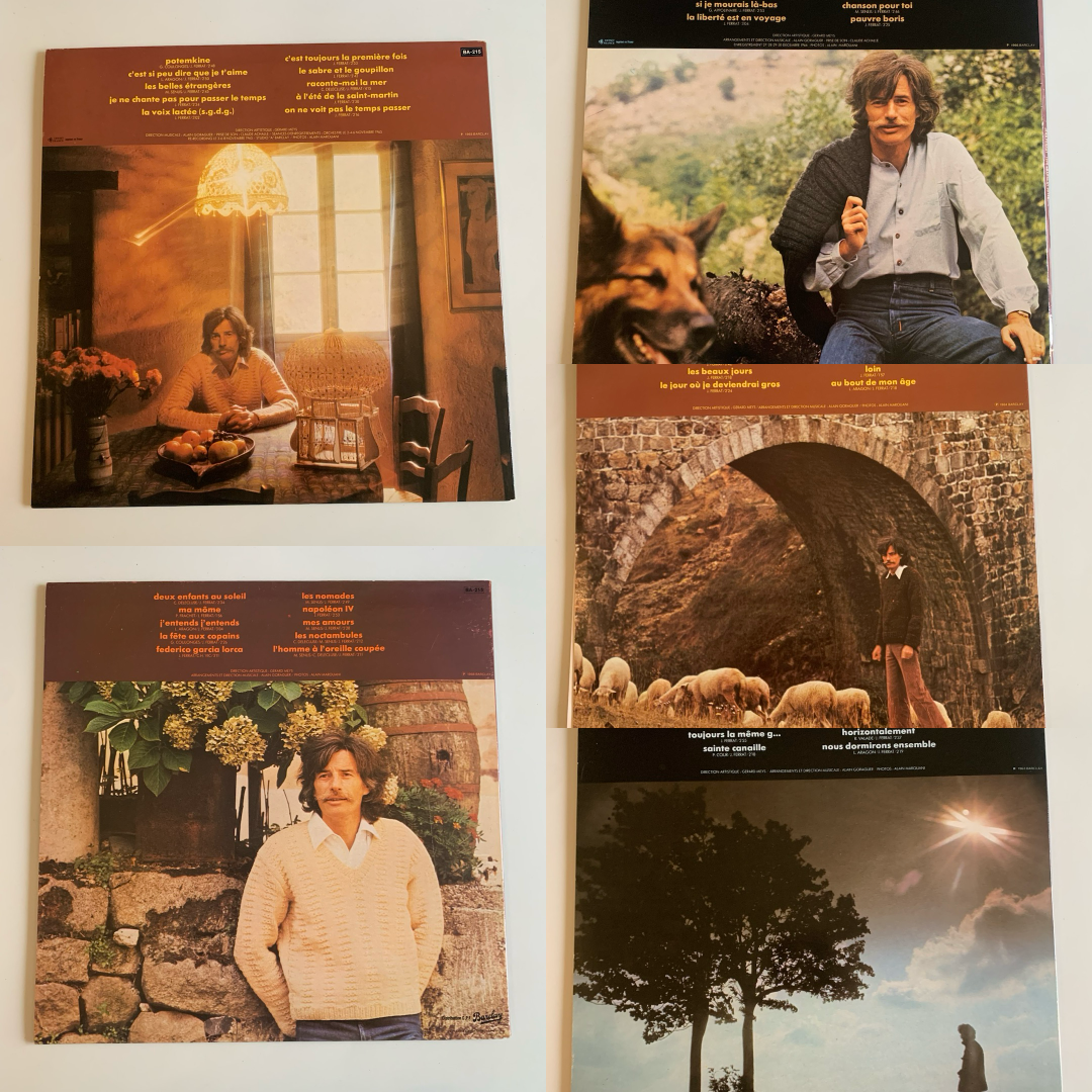 Lot 10 Vinyles Jean Ferrat - Collection de 1978