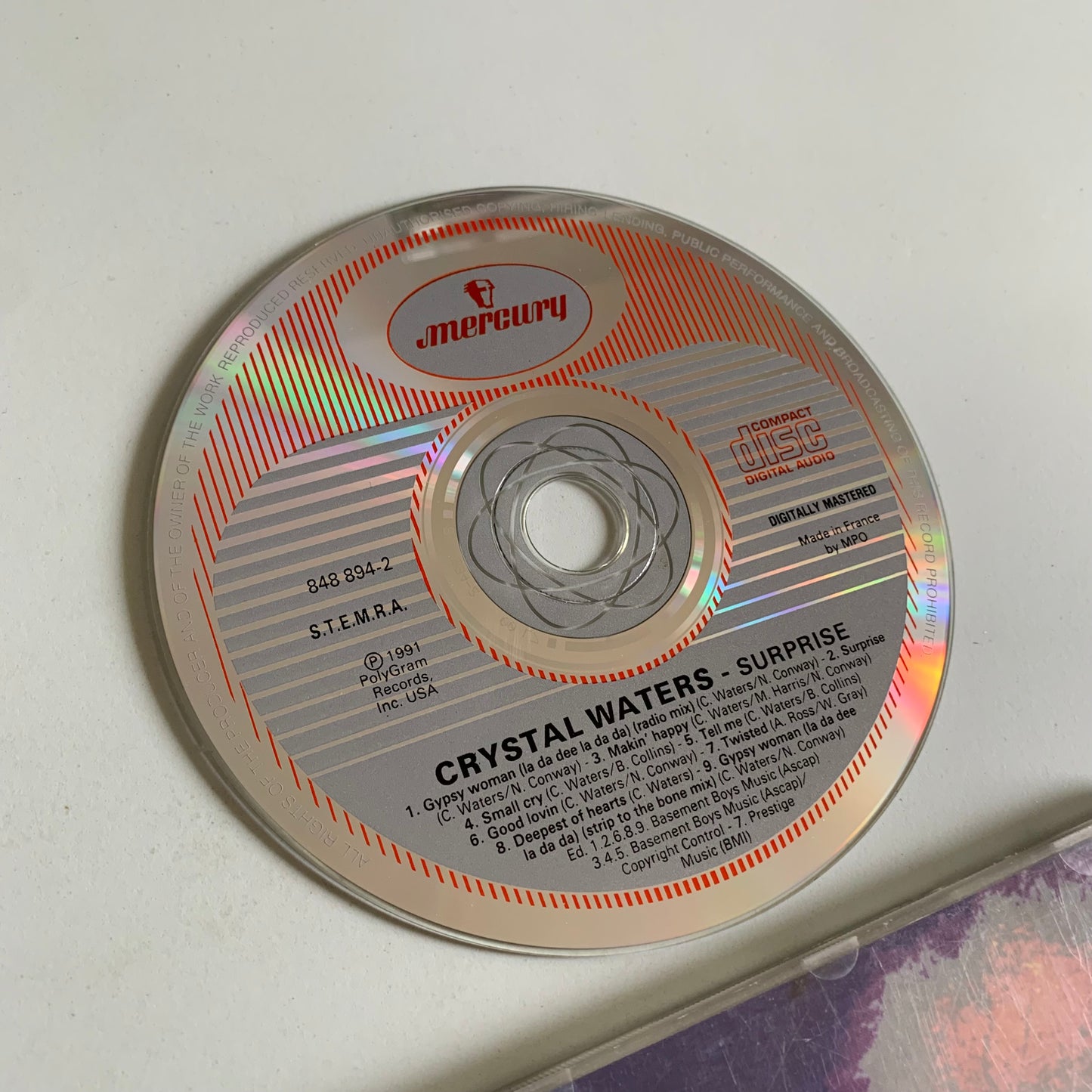 CD - Crystal Waters - Surprise - 1991 Occasion