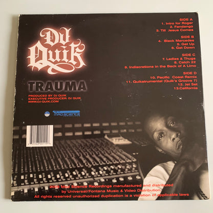 DJ Quik - Trauma Instrumentals - Double LP 2006