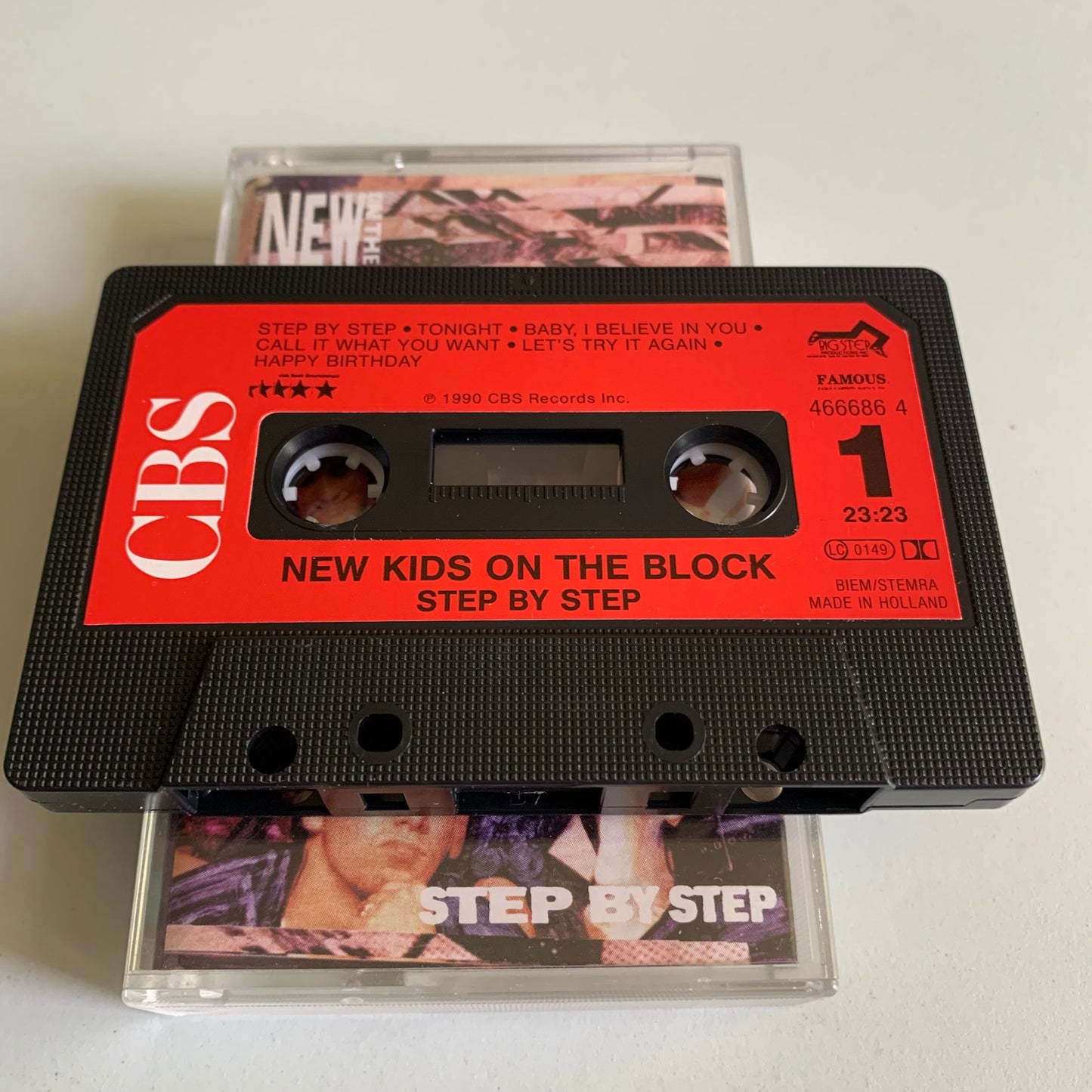 NKOTB -New Kids On The Block - Step By Step - 1990 Occasion