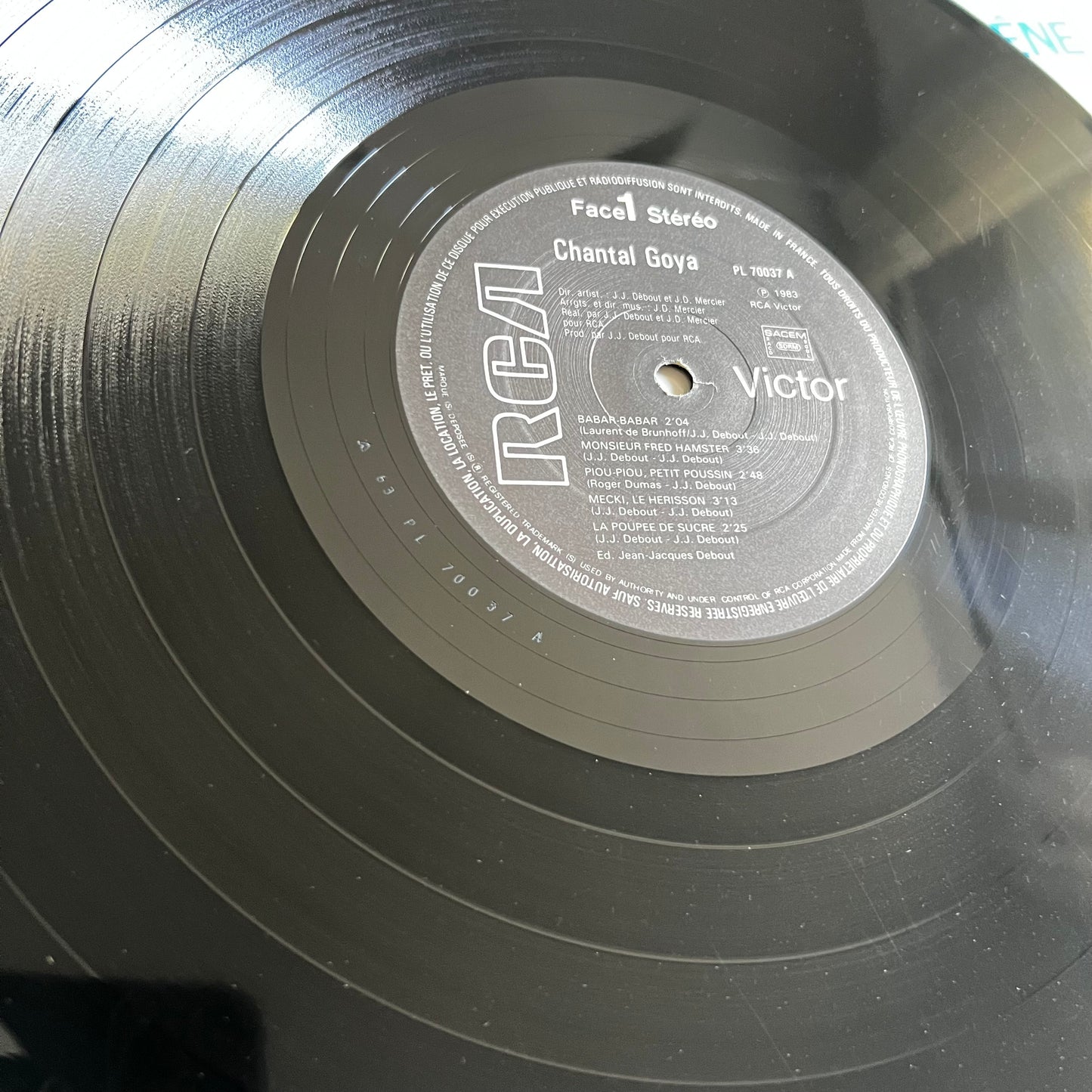 Chantal Goya - Babar - LP 1983