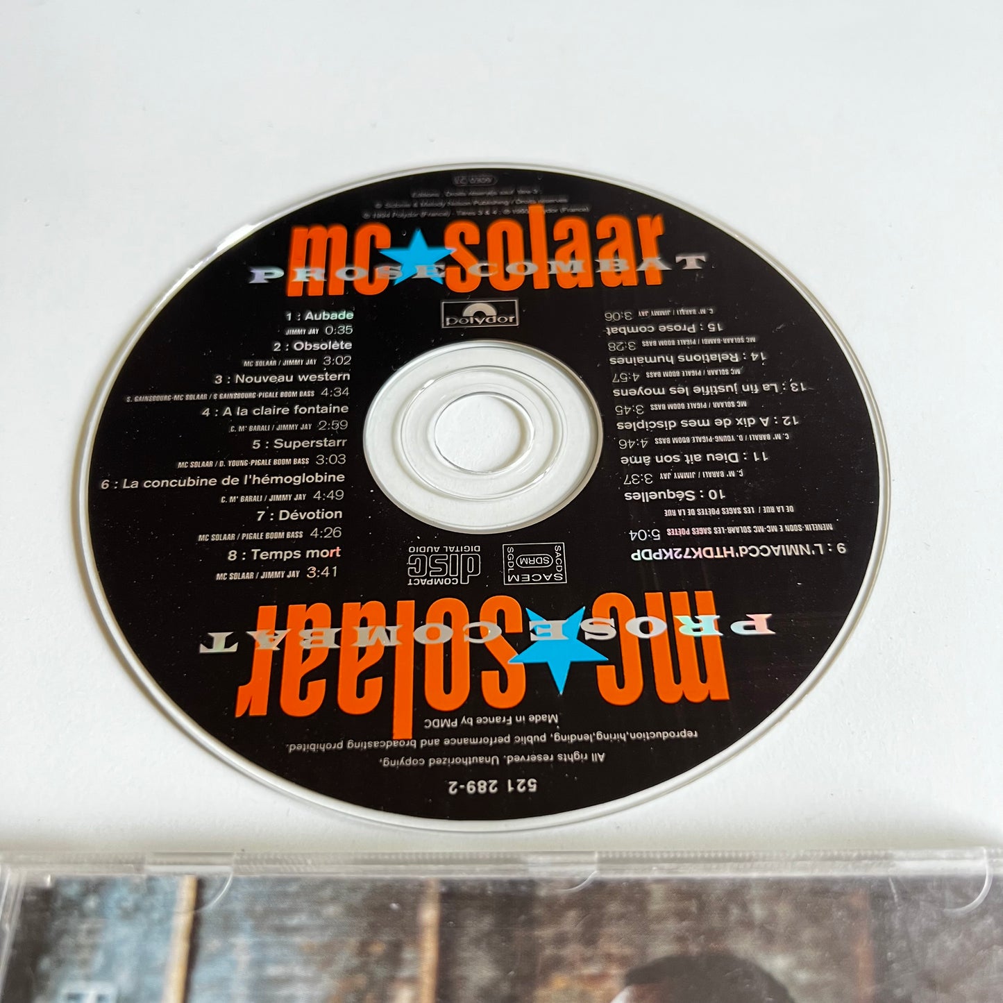 CD - MC Solaar - Prose Combat - 1994