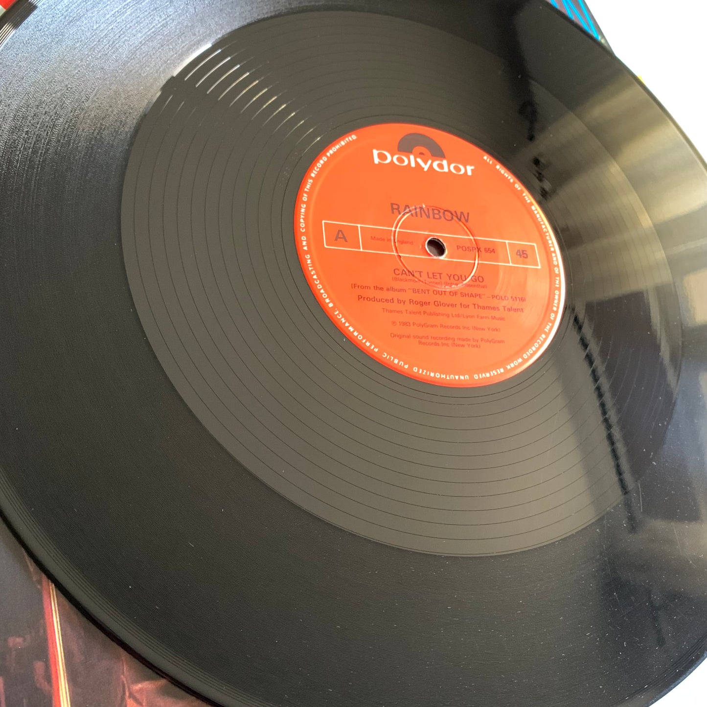 Rainbow - Can't Let You Go - Single 1983