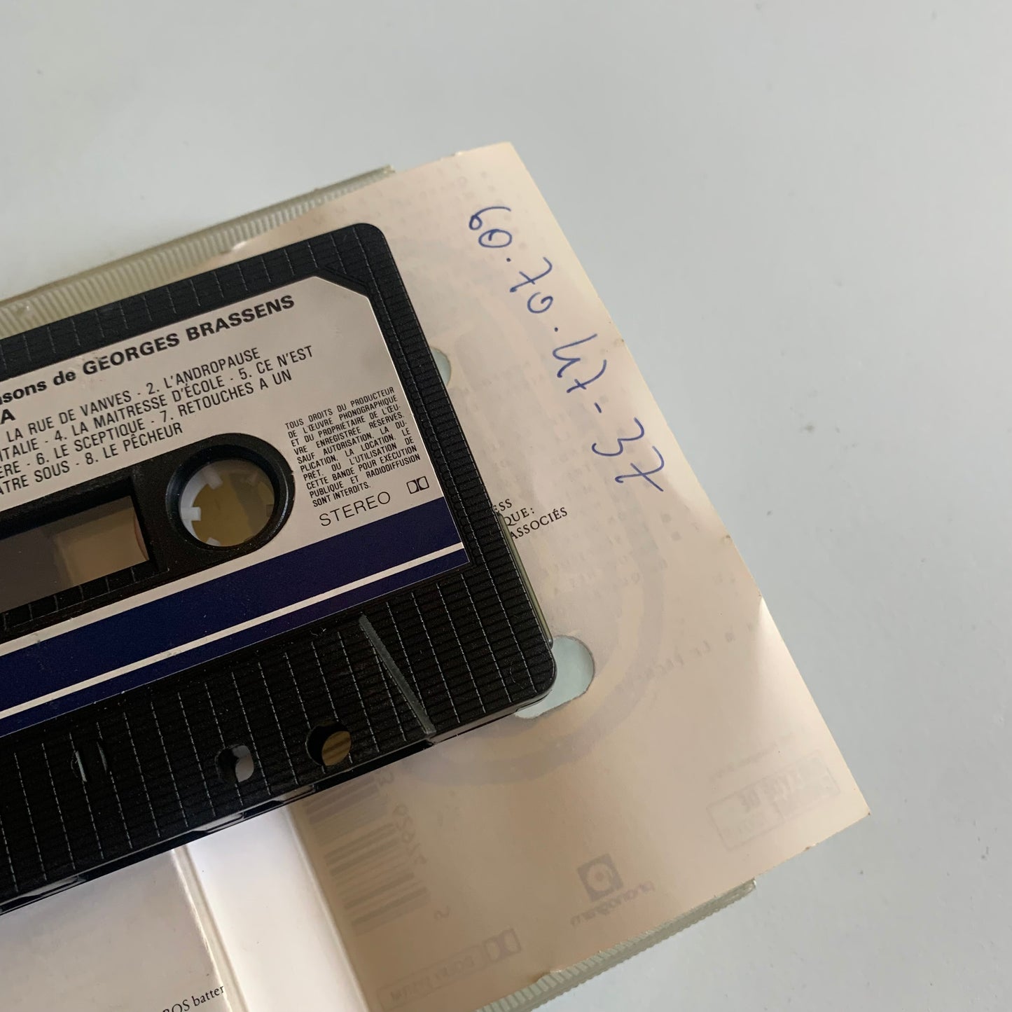 Georges Brassens - Dernières Chansons De Brassens Par Jean Bertola / 9 - 1991 Occasion