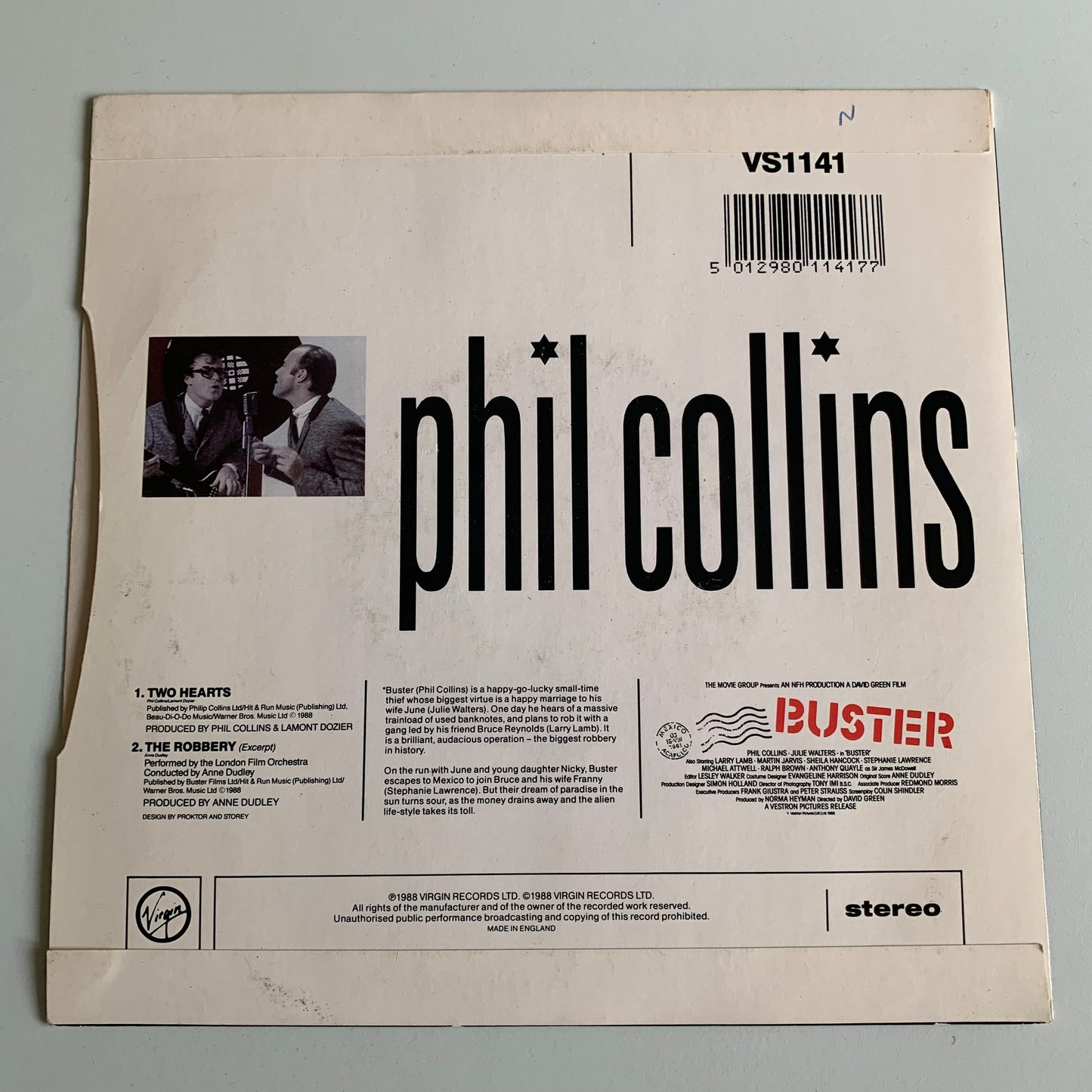 Phil Collins - Two Hearts - 1988 Occasion