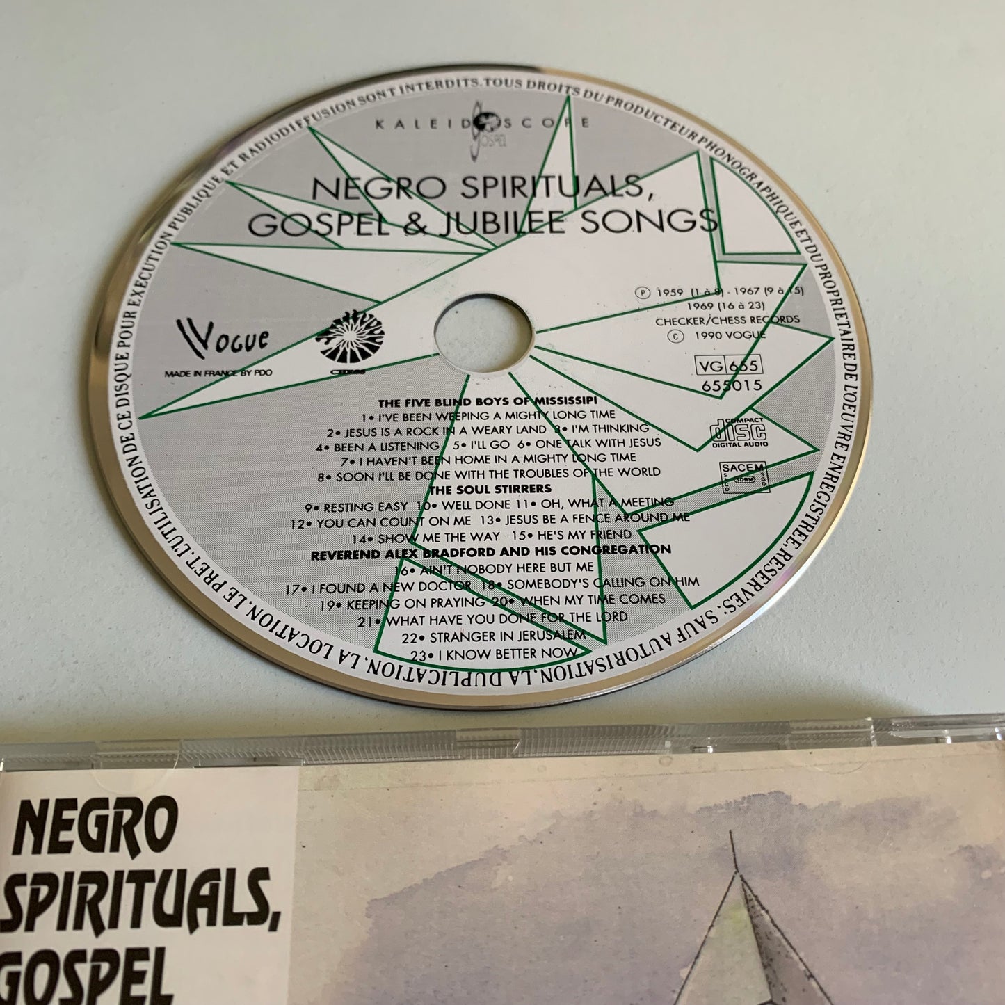 CD - Negro Spirituals Gospel & Jubilee Songs - 1990 Occasion