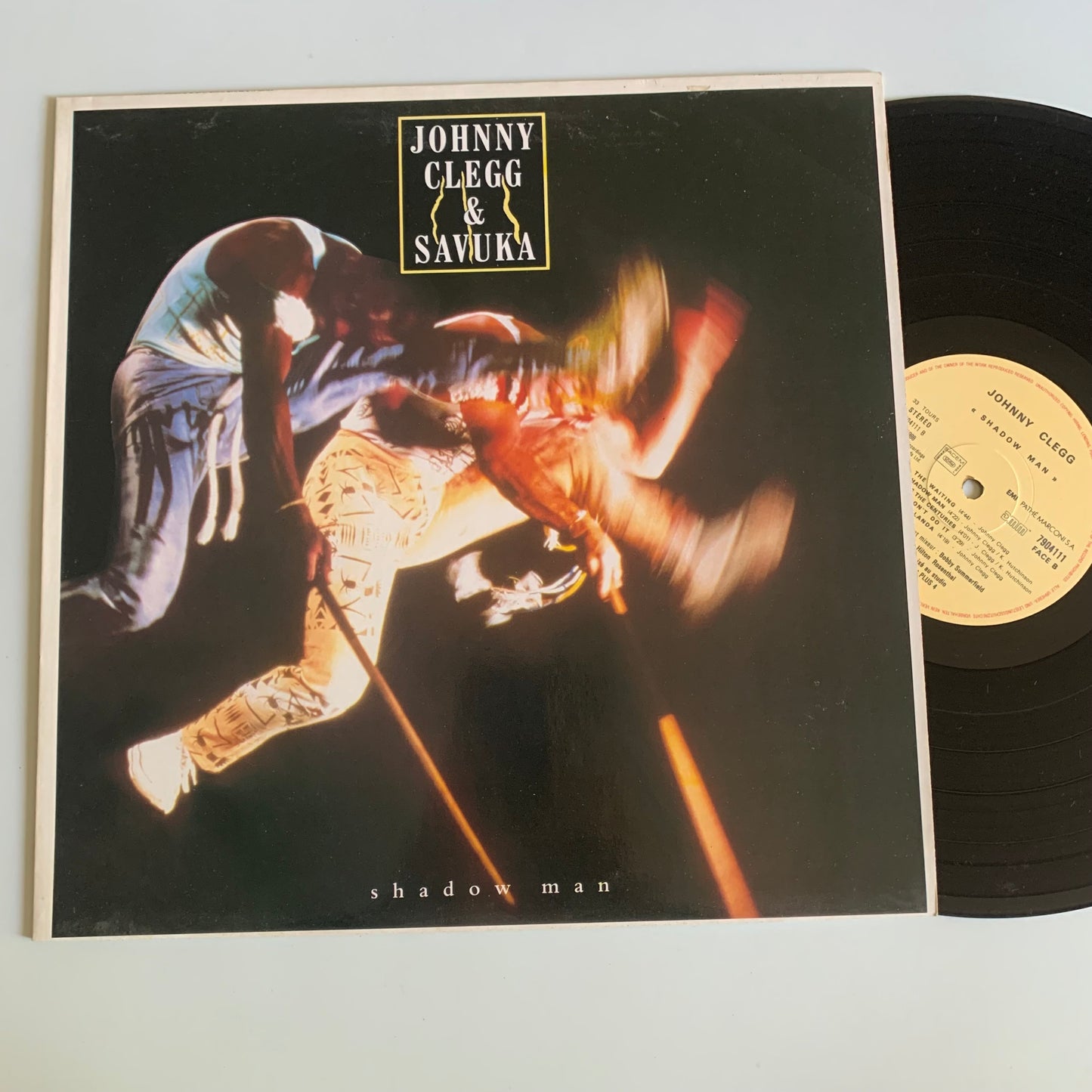 Johnny Clegg & Savuka - Shadow Man - LP 1988 Occasion