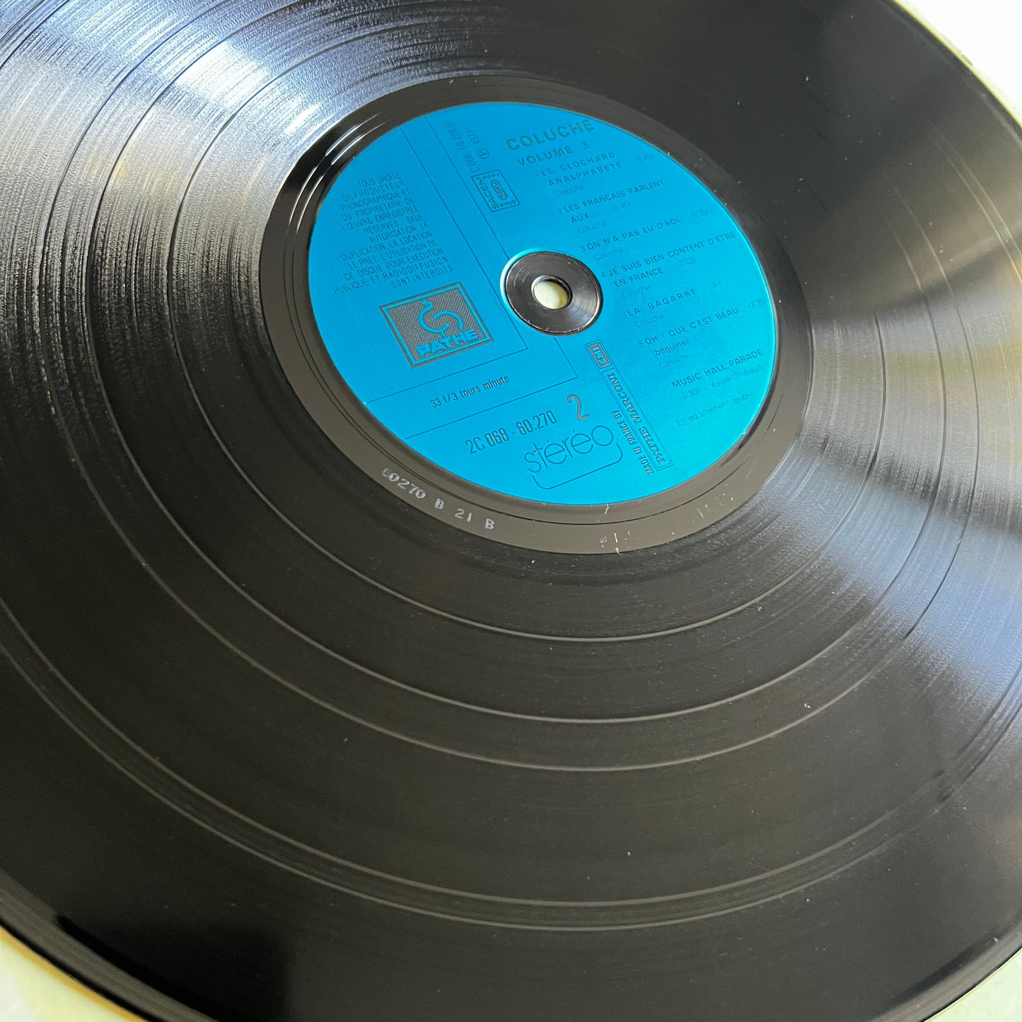Coluche - Enregistrement Public Vol. 3 - LP 1977
