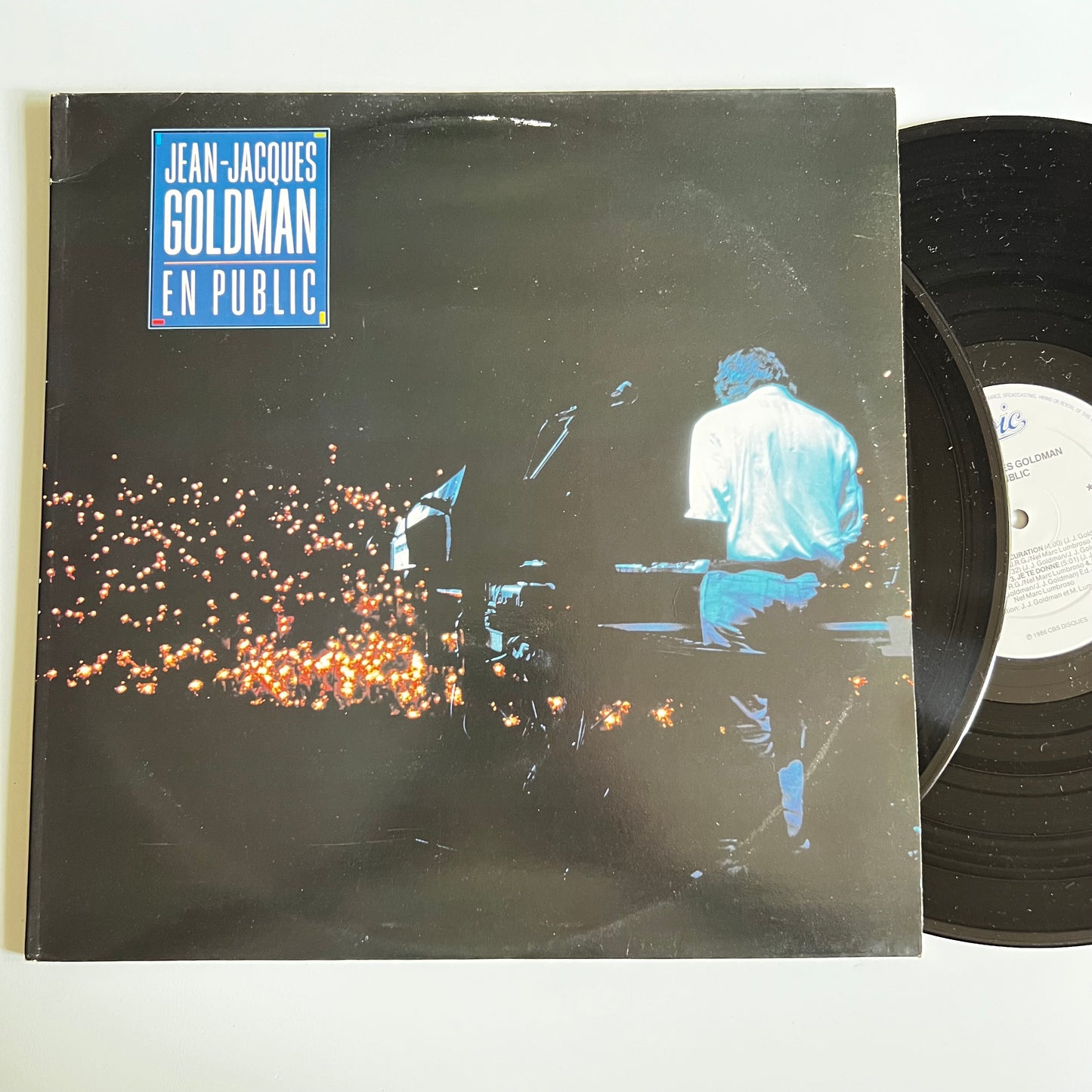 Jean-Jacques Goldman - En Public - Double LP 1986