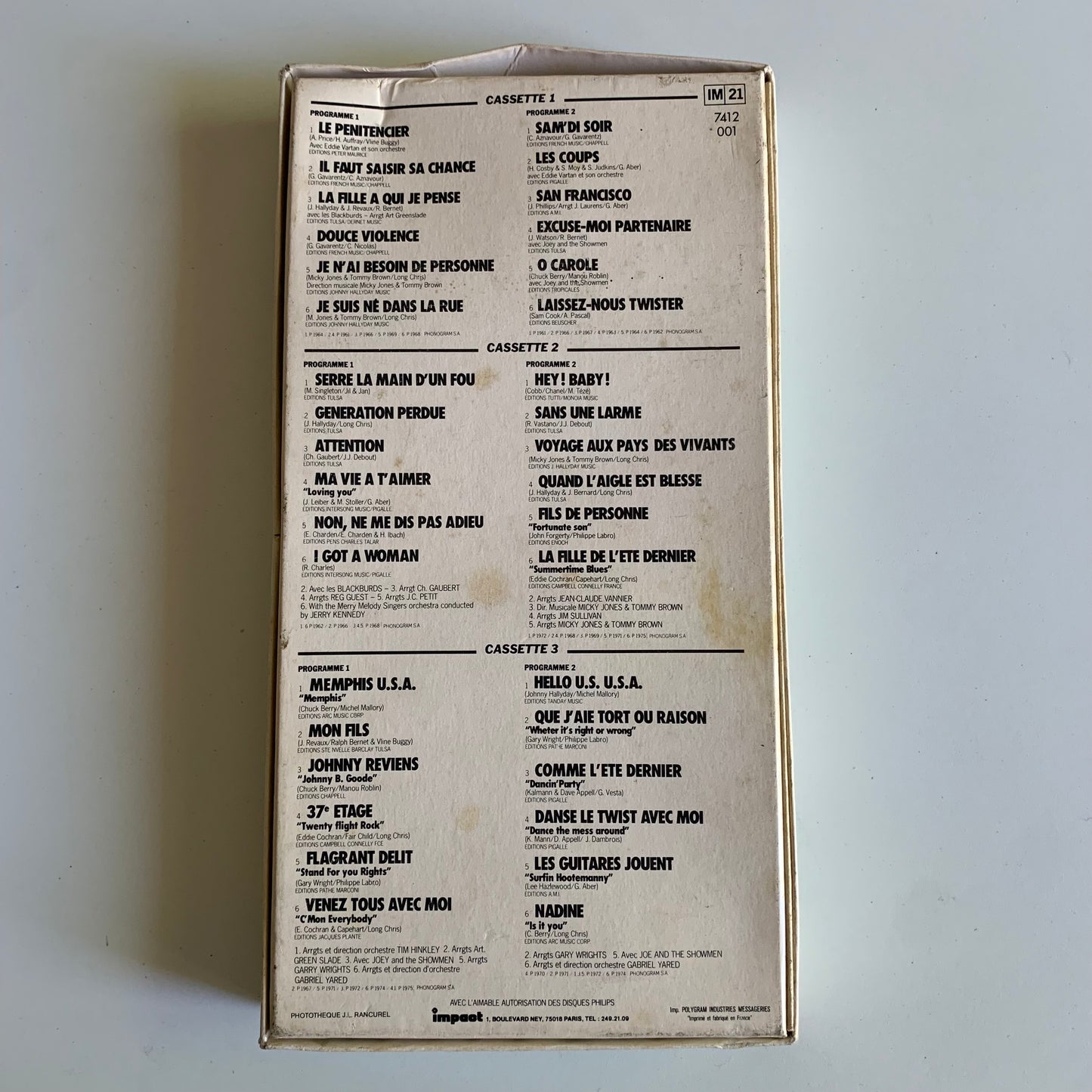 Johnny Hallyday - Coffret Box Set - Occasion
