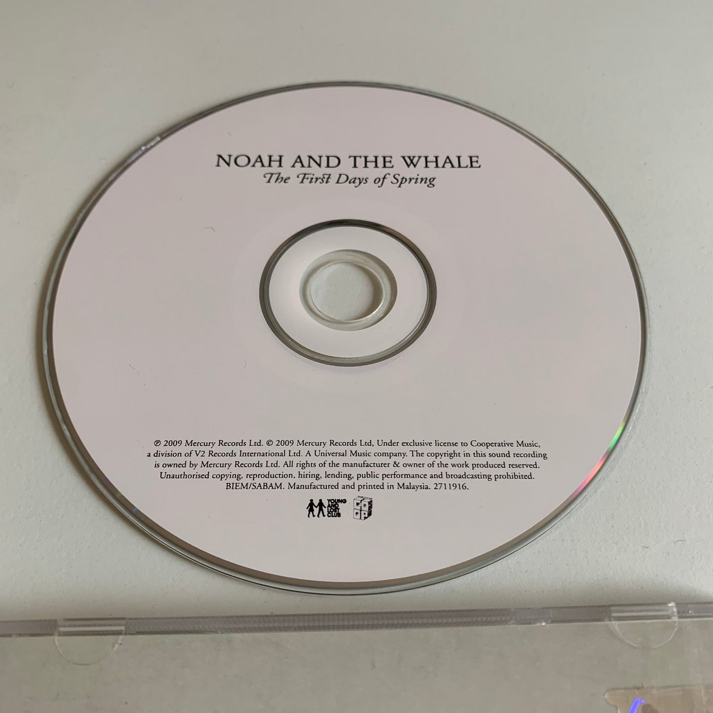 CD - Noah And The Whale - The First Days Of Spring - 2009 Occasion