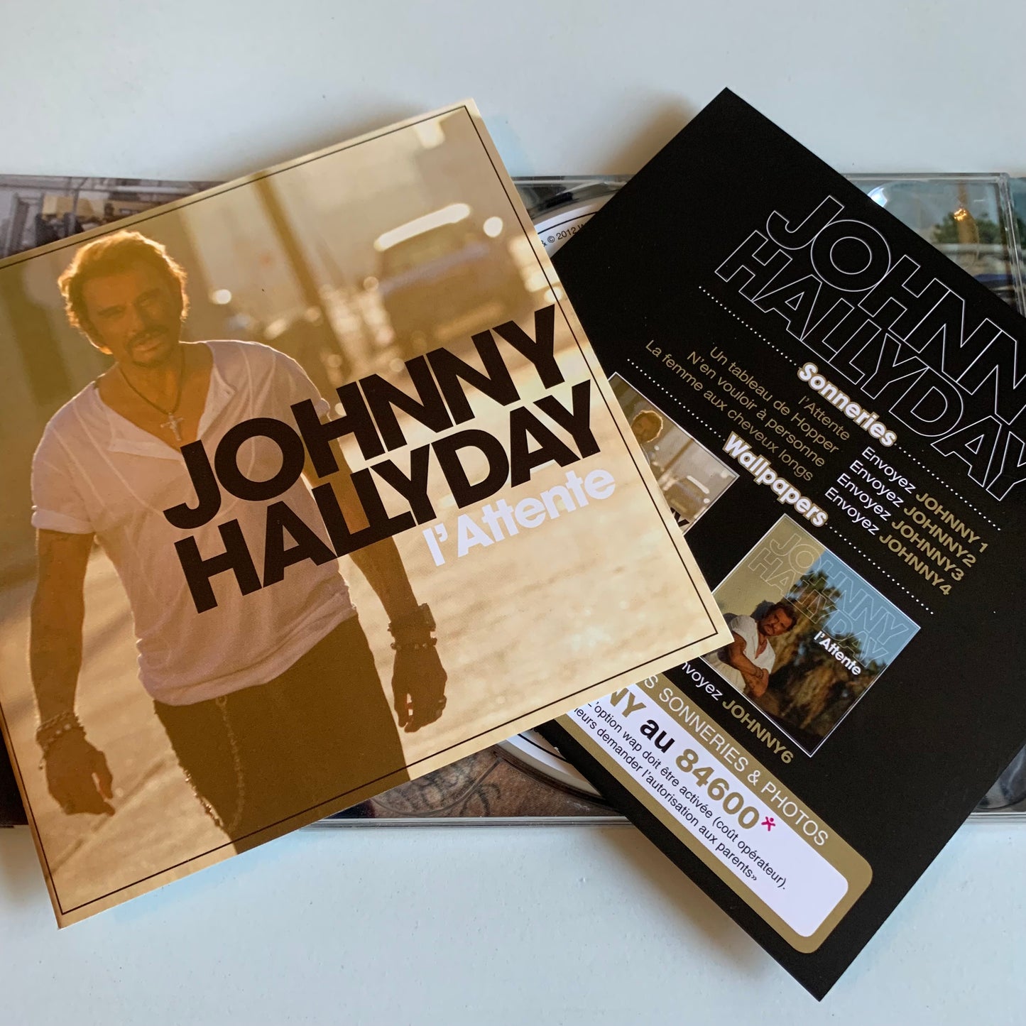 CD & DVD - Johnny Hallyday - L'Attente - 2012 Occasion