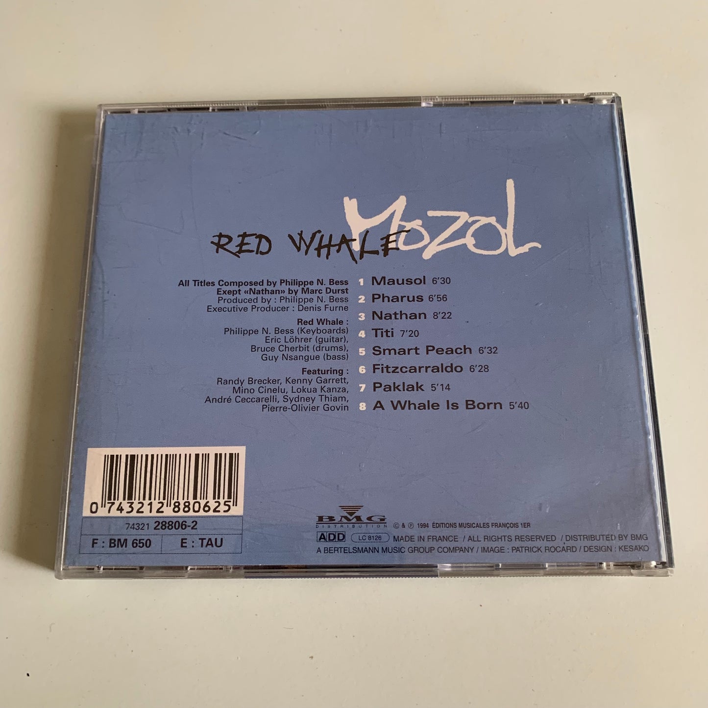 CD - Red Whale - Mozol - 1995 Occasion