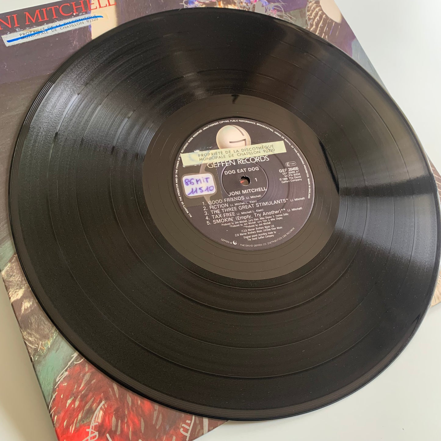 Joni Mitchell - Dog Eat Dog - LP 1985 Occasion