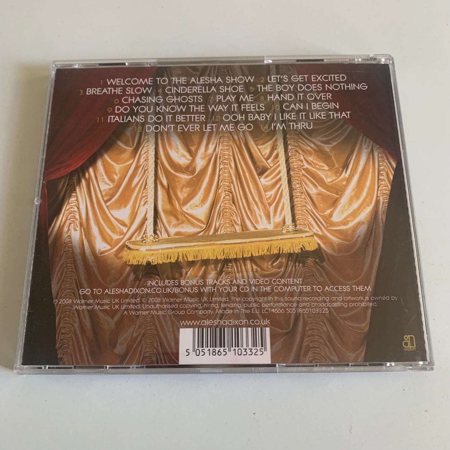 CD - Alesha Dixon - The Alesha Show - 2009 Occasion