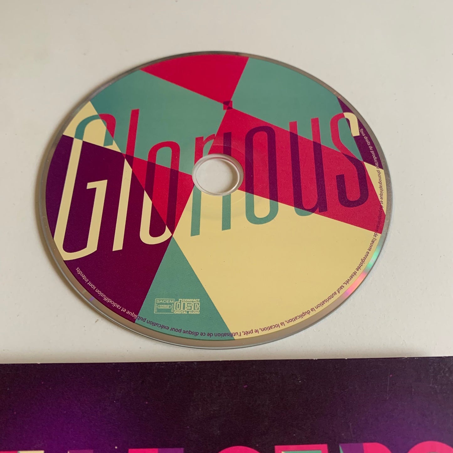 CD - Glorious - Electro Pop Louange - 2013 Occasion