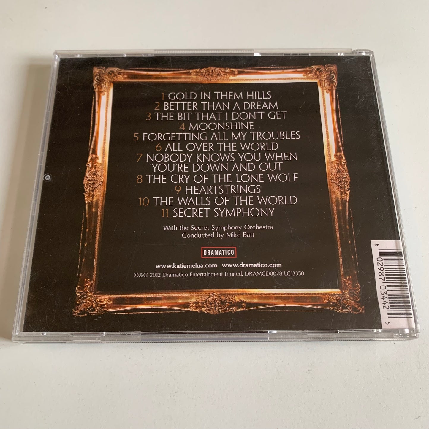 CD - Katie Melua - Secret Symphony - 2012 Occasion
