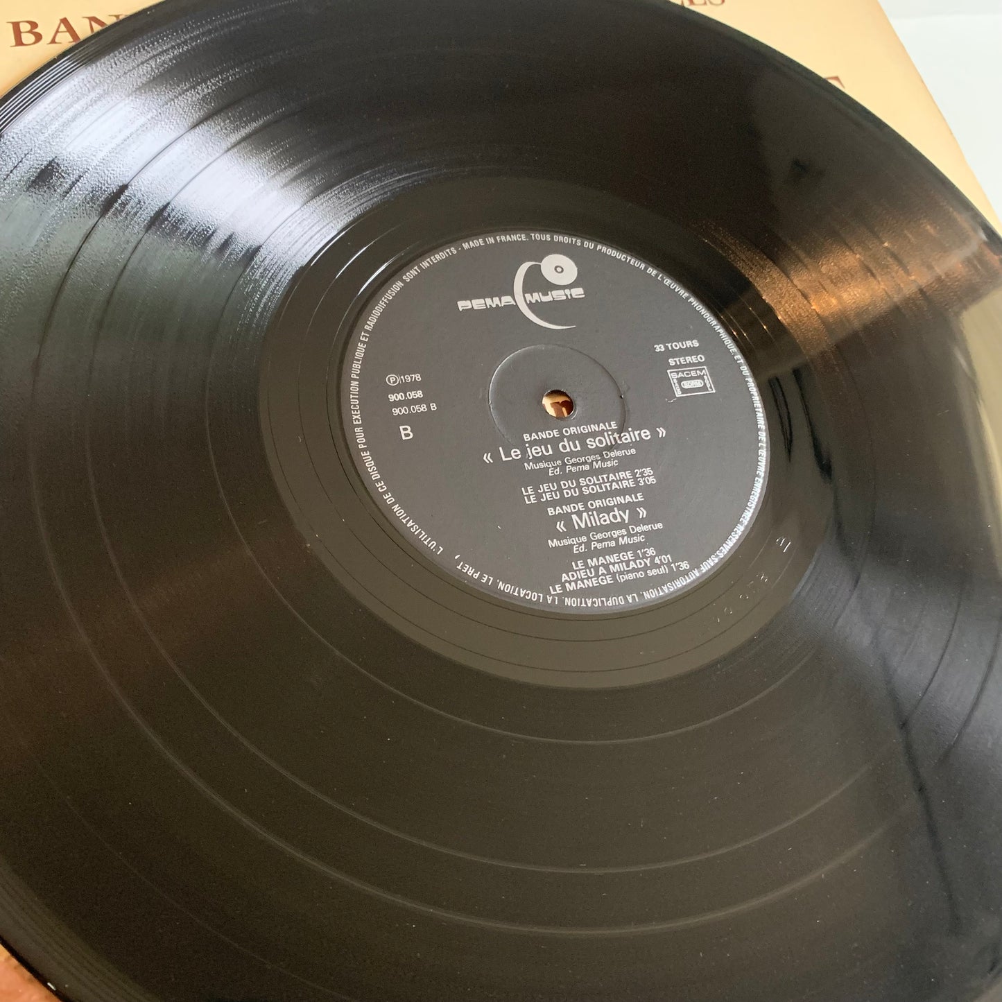 Georges Delerue - Bandes Sonores Originales: Va Voir Maman, Papa Travaille - Milady - Le Jeu Solitaire - LP 1978 Occasion