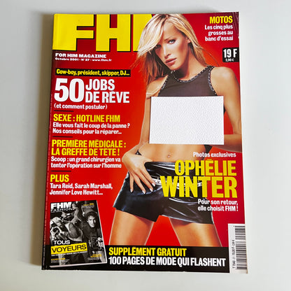 Magazine FHM - Ophélie Winter - Nº27 Octobre 2001