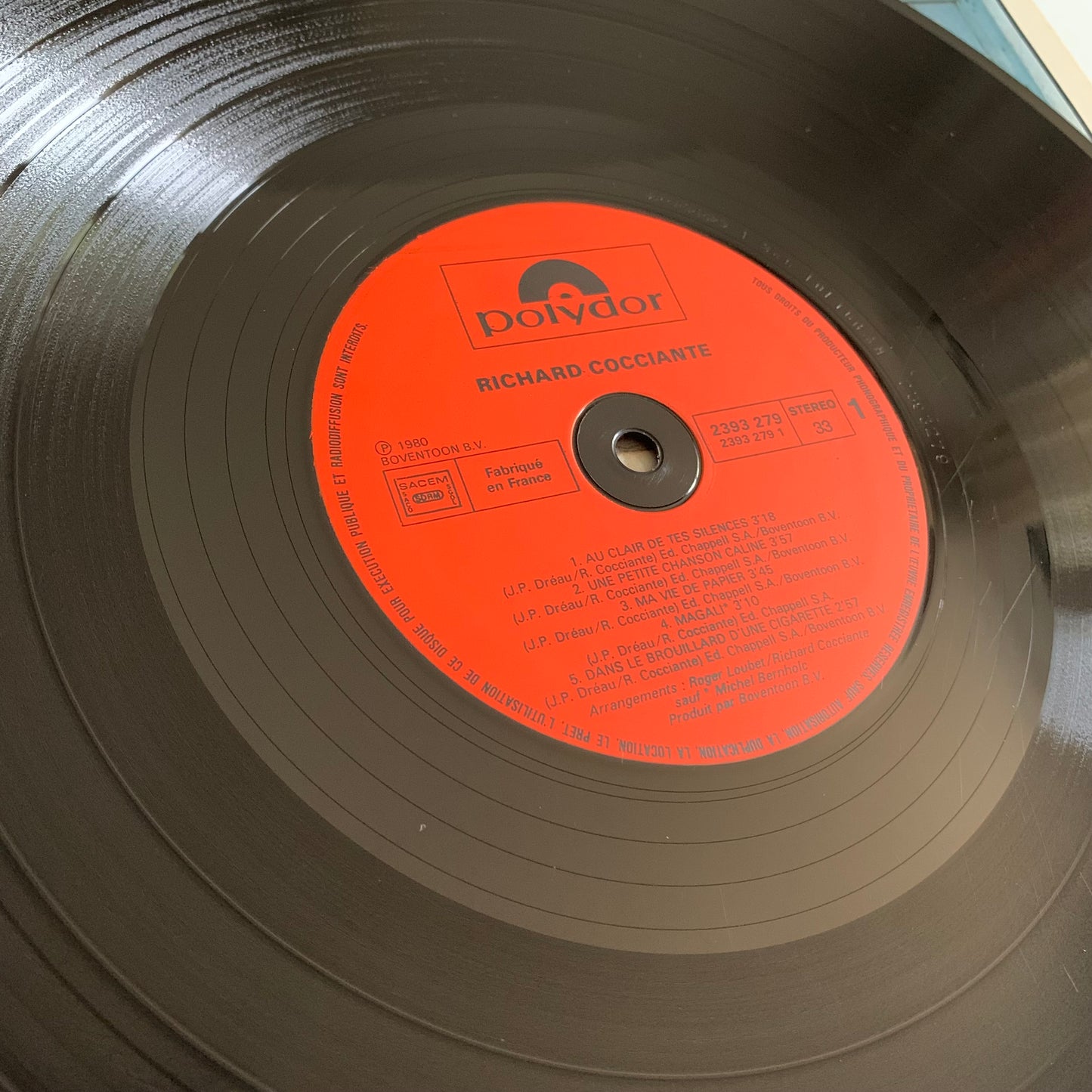 Richard Cocciante - LP 1980 Occasion