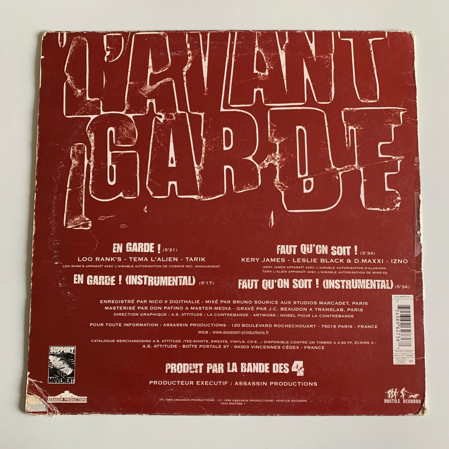 La Bande Des 4 - L'Avant Garde 2 - 12” 1999 Occasion