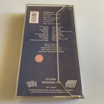 Serge Gainsbourg - Live - VHS 1986 Occasion