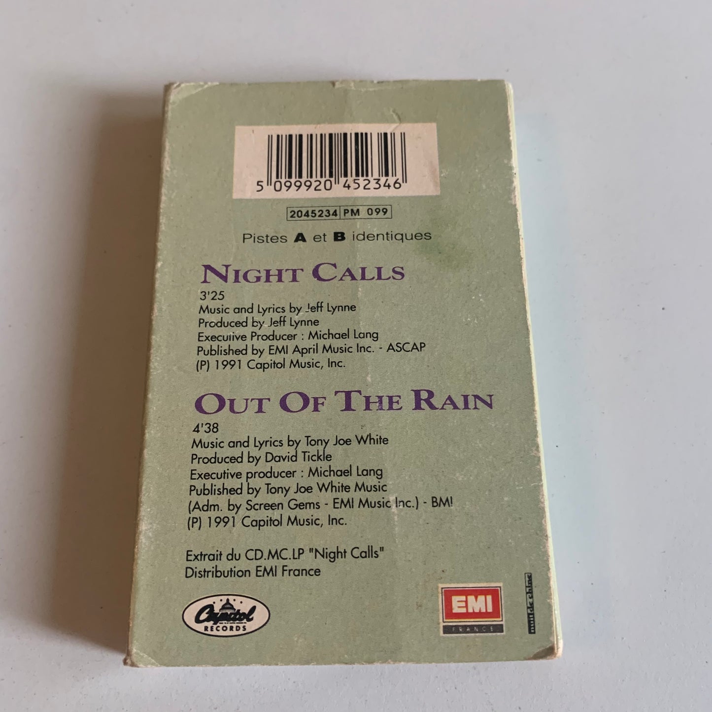 Joe Cocker - Night Calls - Single 1991 Occasion