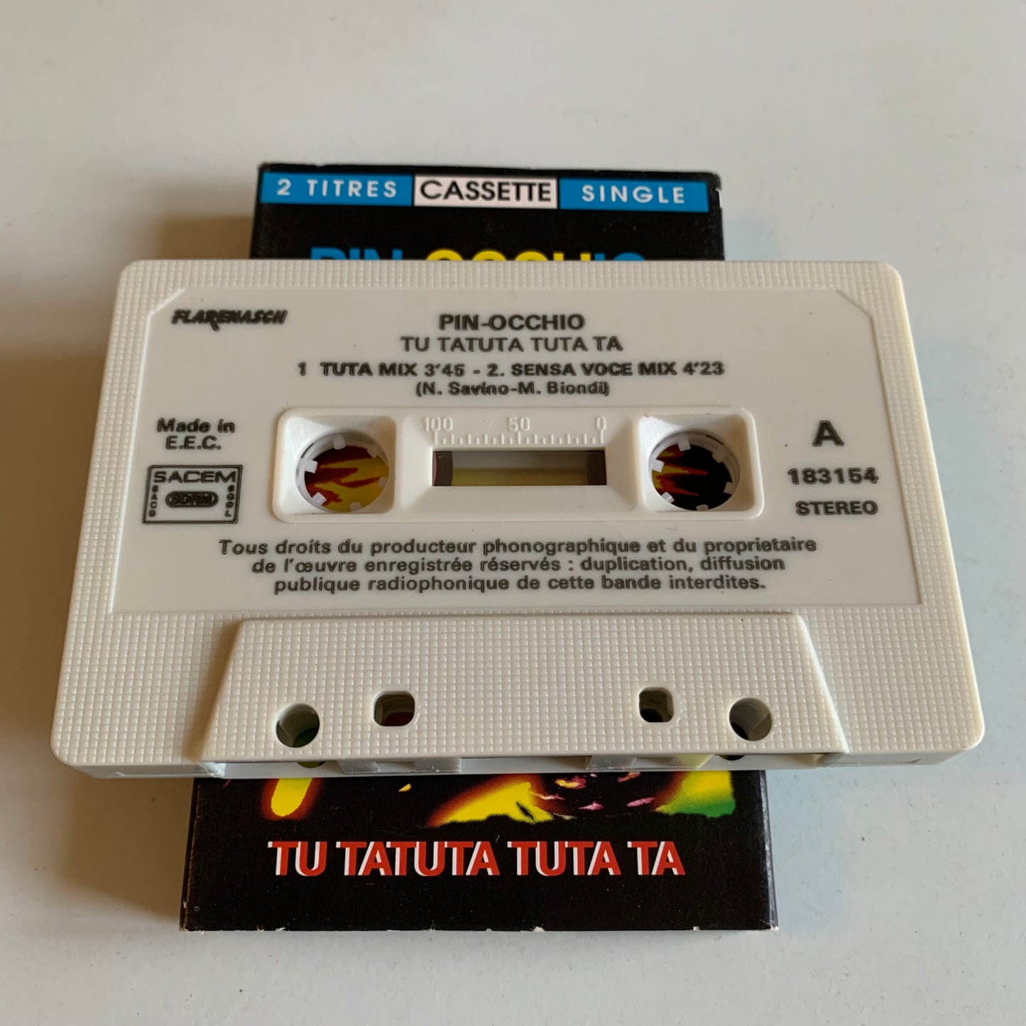 Pin-Occhio - Tu Tatuta Tuta Ta - Single 1993 Occasion