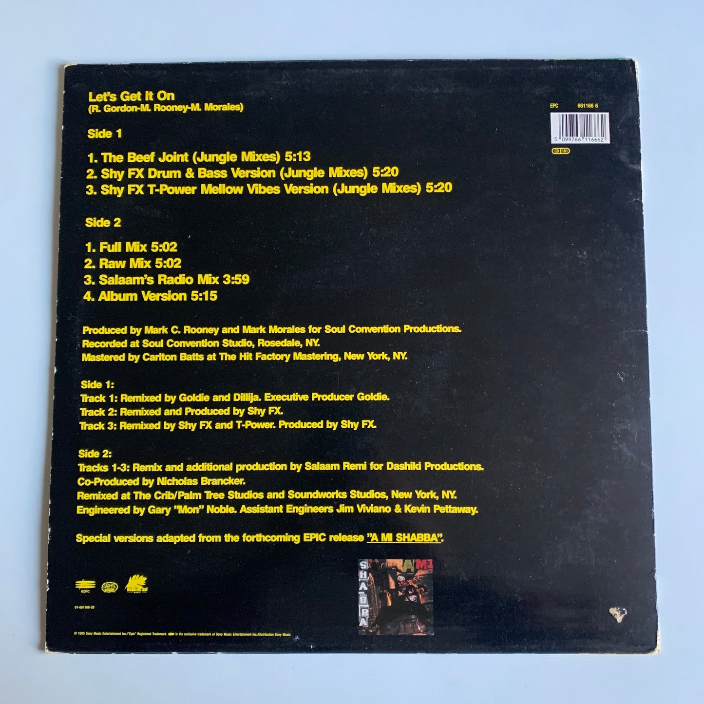 Shabba Ranks - Let's Get It On - Single 1995