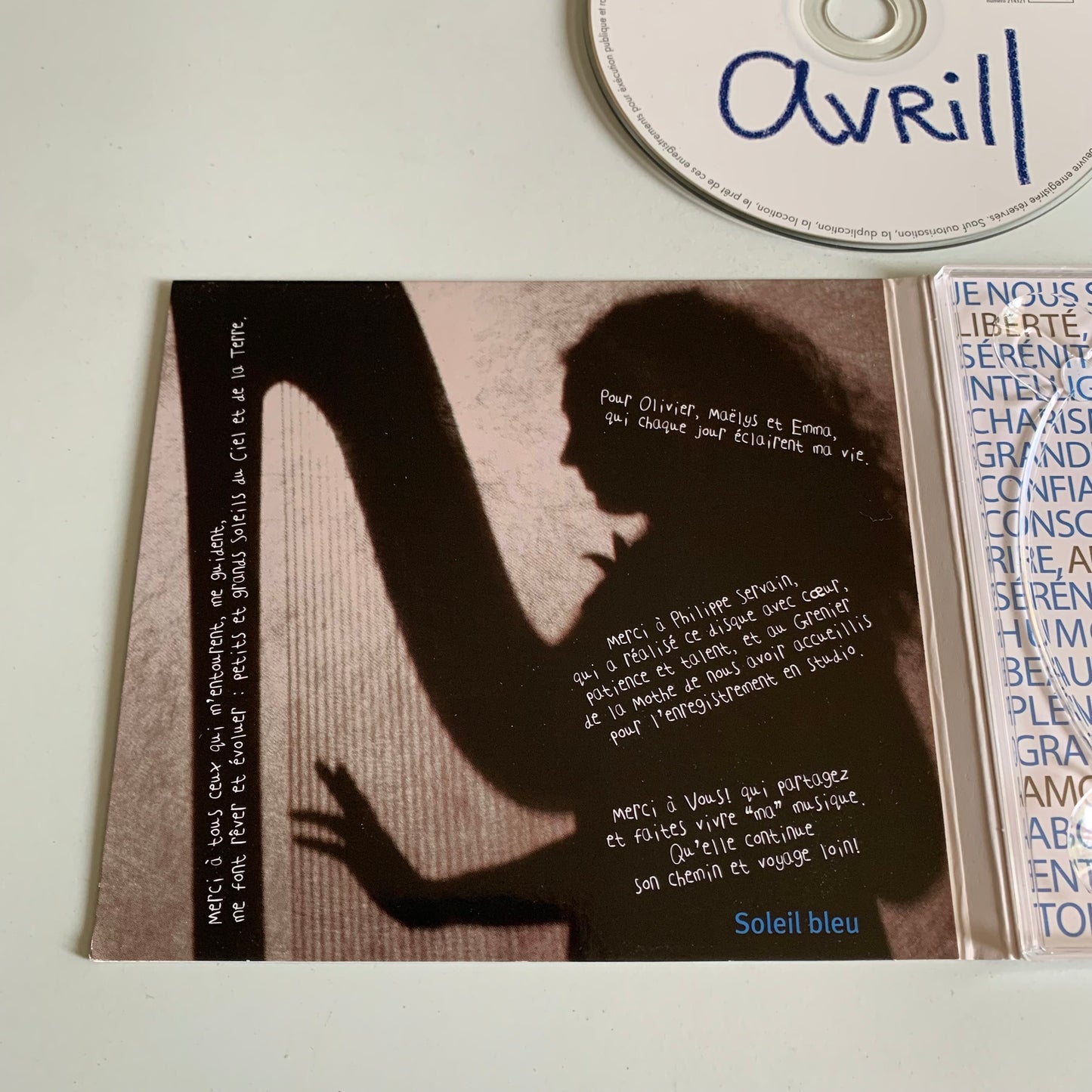 CD - Avrill - Soleil Bleu - Occasion