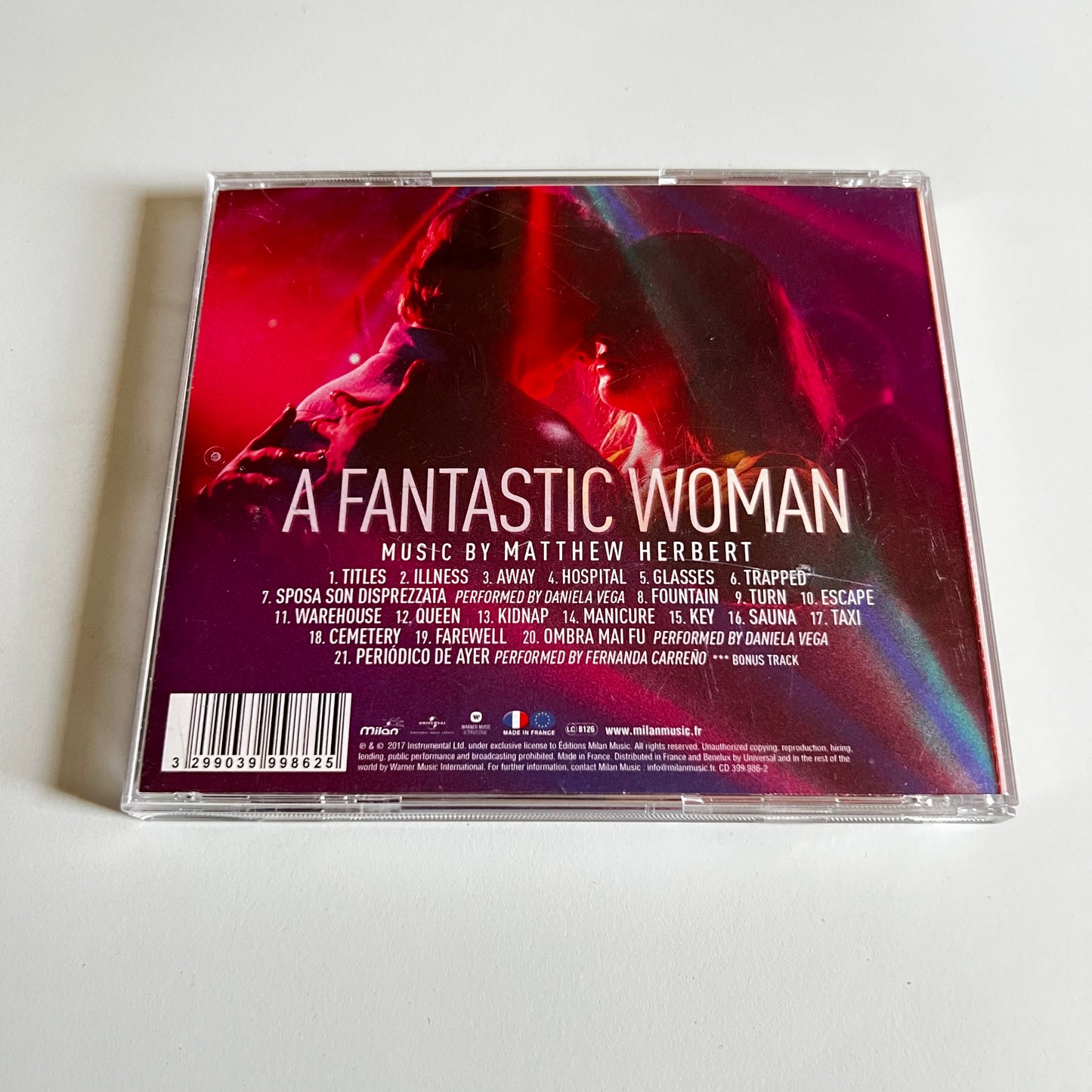 CD - A Fantastic Woman (Original Motion Picture Soundtrack) - 2018