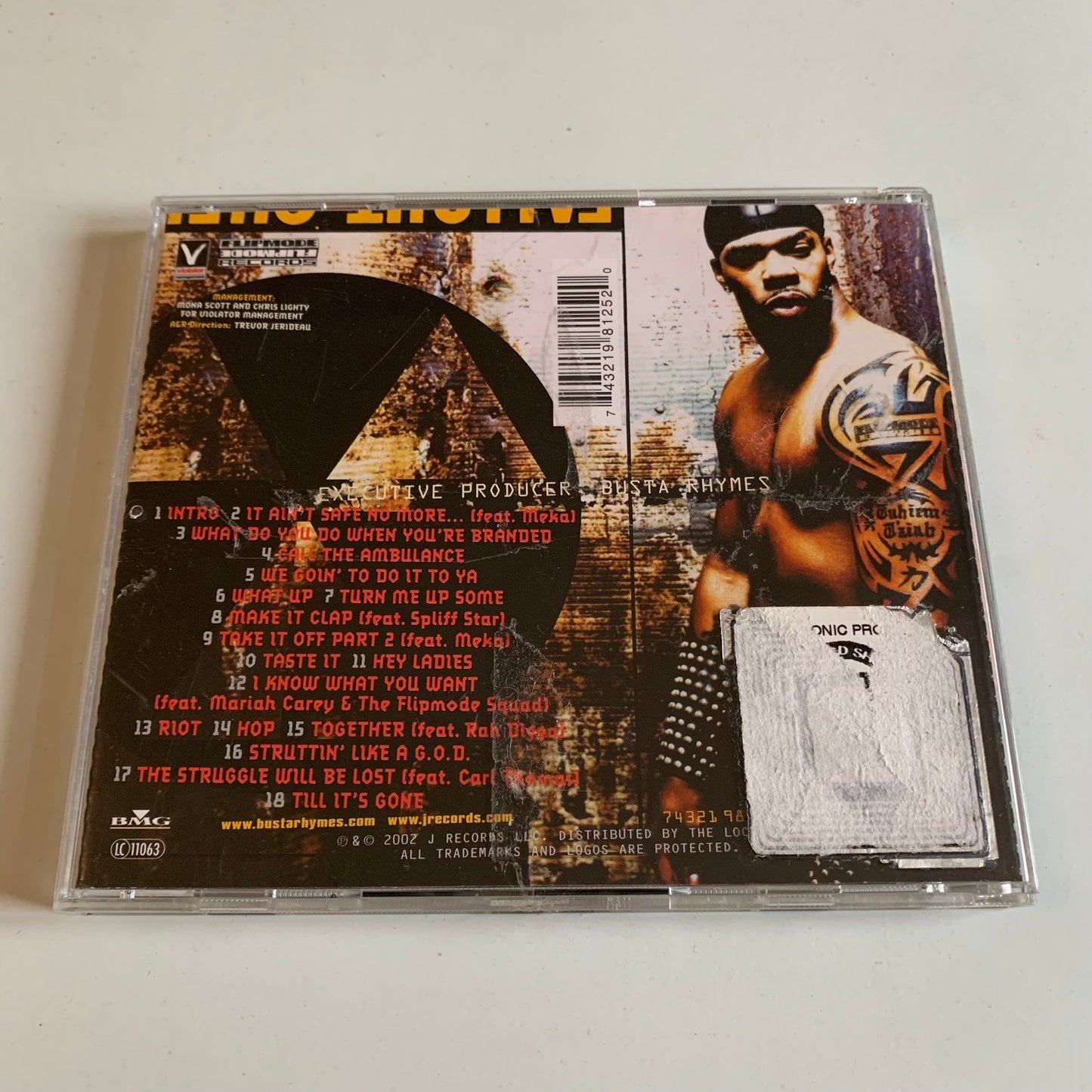 CD - Busta Rhymes - It Ain't Safe No More - 2002 Occasion