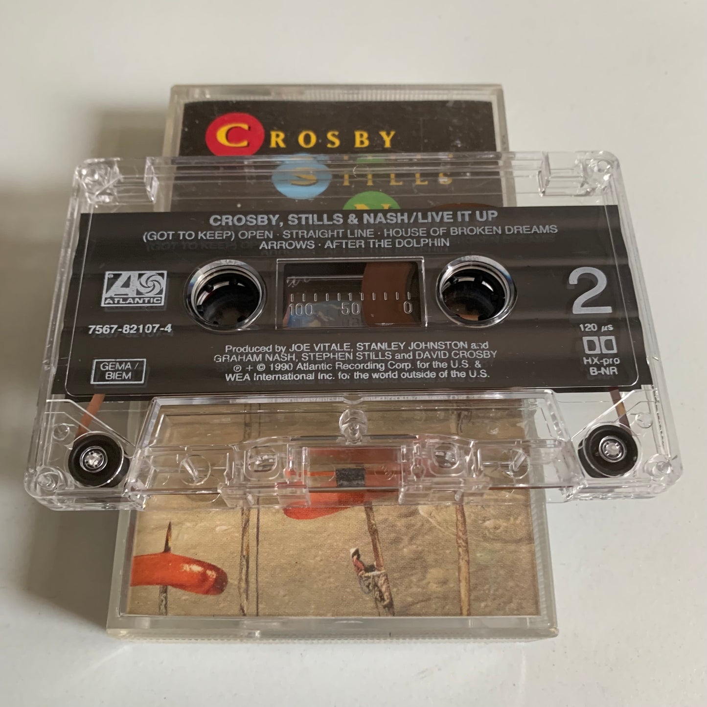 Crosby, Stills & Nash - Live It Up - 1990 Occasion