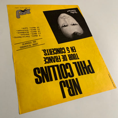 Affiche Originale Phil Collins - Tour de France 1985 - Page de Magazine 30x23cm