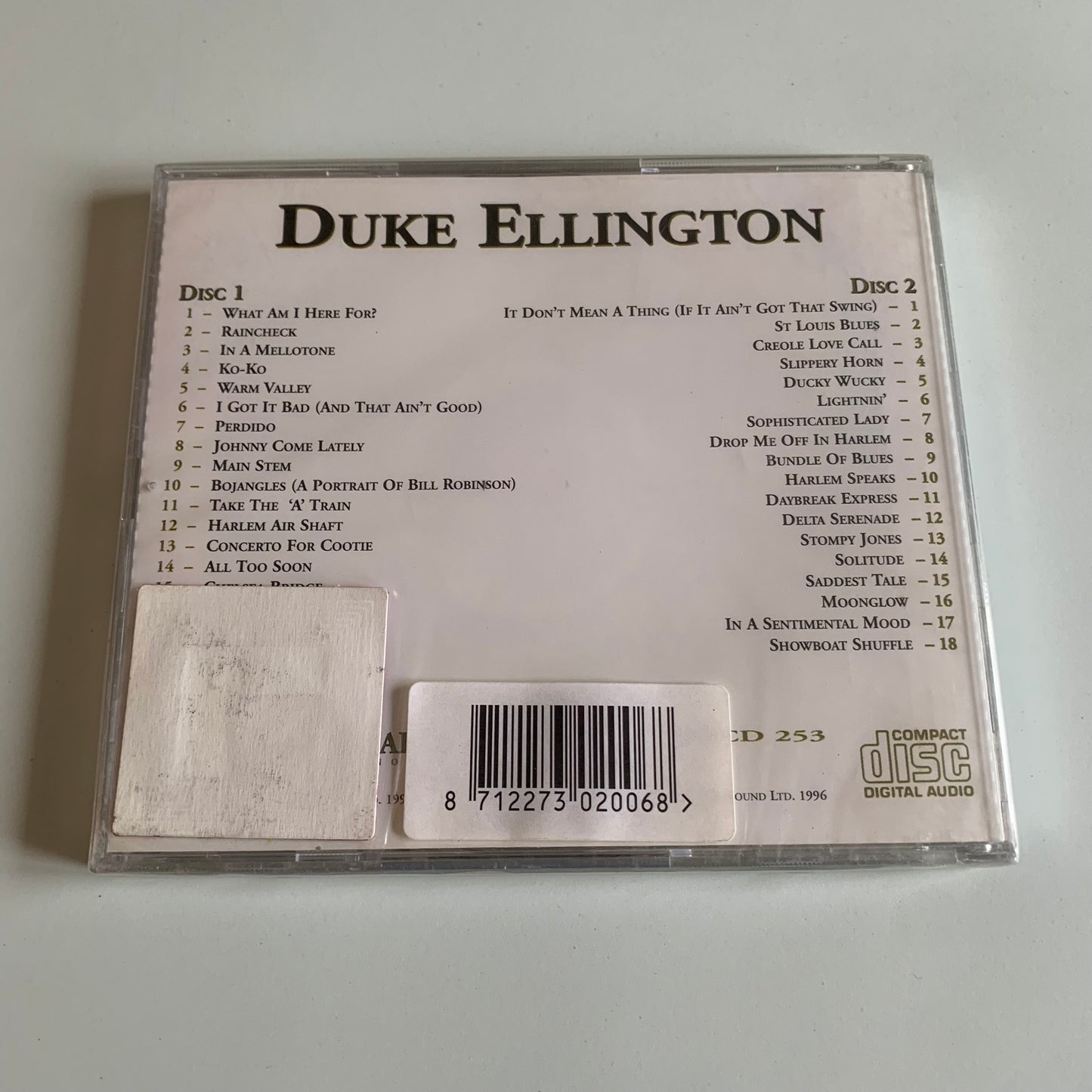 CD - Duke Ellington - Duke Ellington - 1996