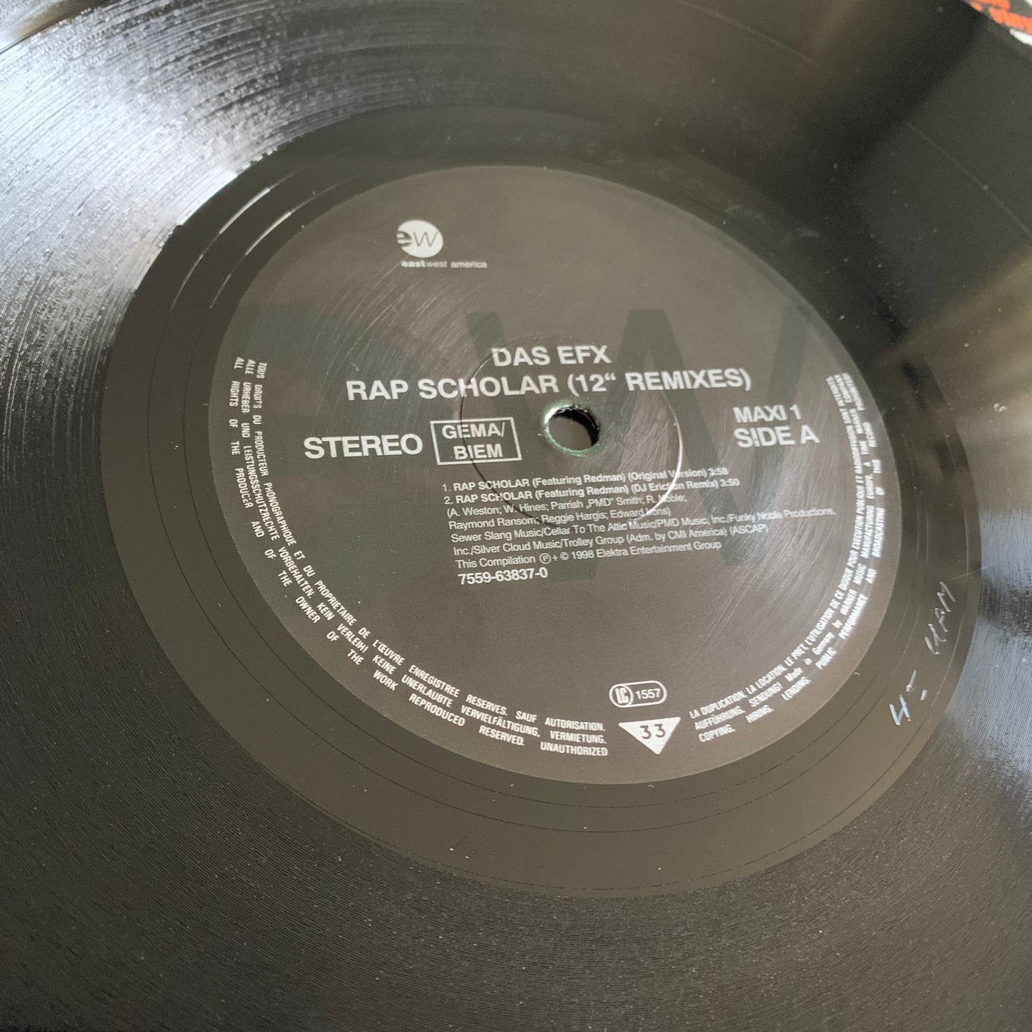 Das EFX - Rap Scholar - Single Triple 1998