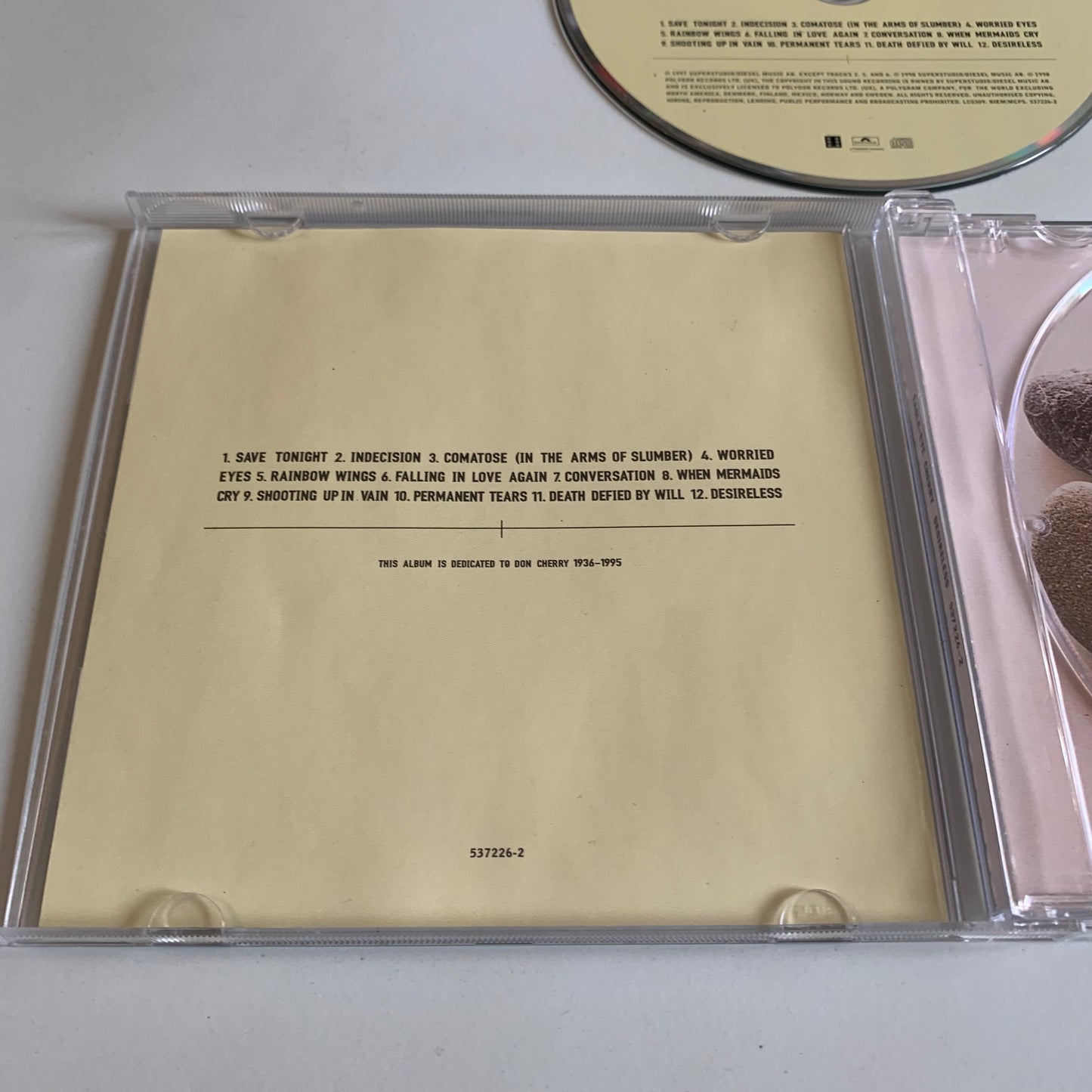 CD - Eagle-Eye Cherry - Desireless - 1998 Occasion