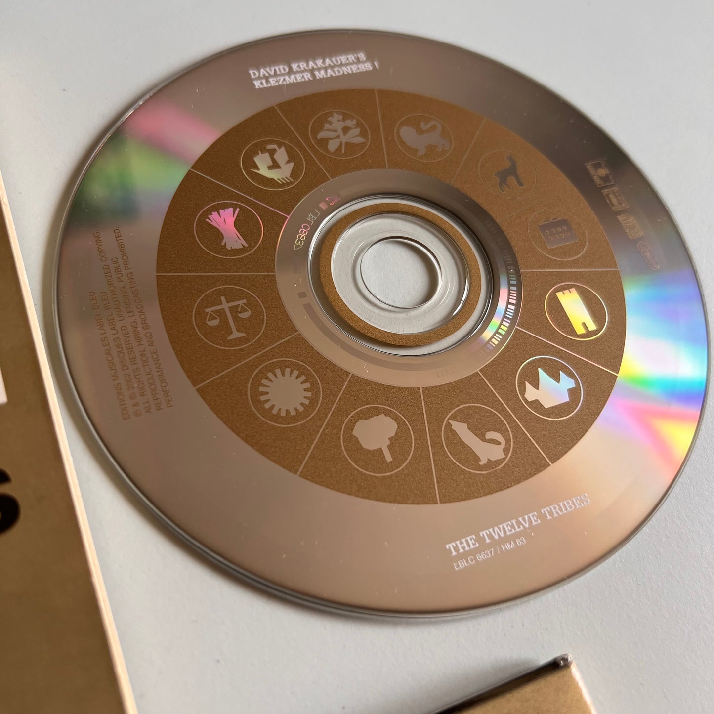 CD - David Krakauer's Klezmer Madness! - The Twelve Tribes - 2002