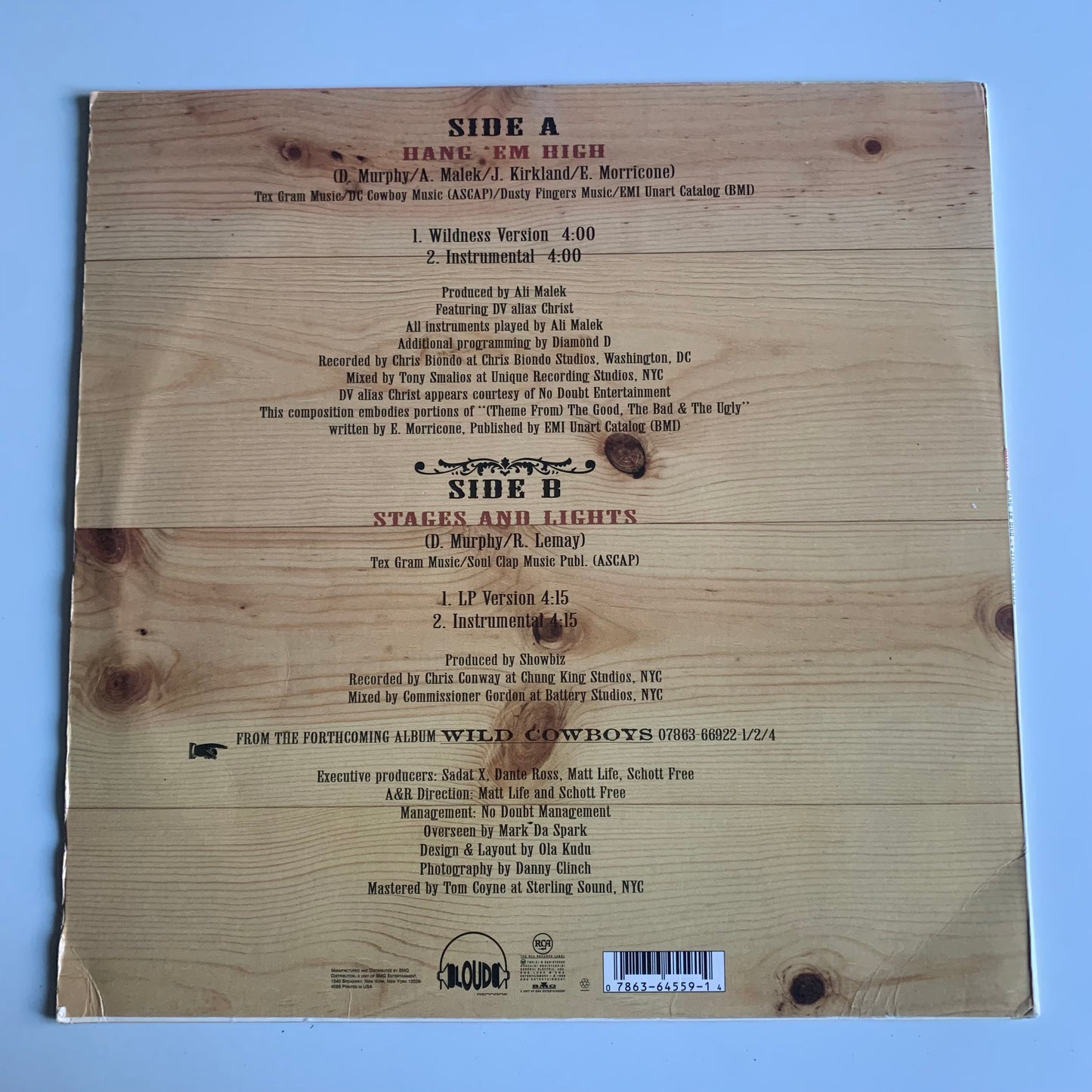 Sadat X - Hang 'Em High / Stages & Lights - Single 1996