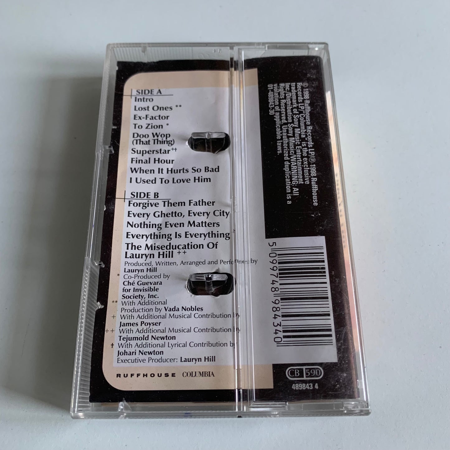 Lauryn Hill - The Miseducation Of Lauryn Hill - 1998 Occasion