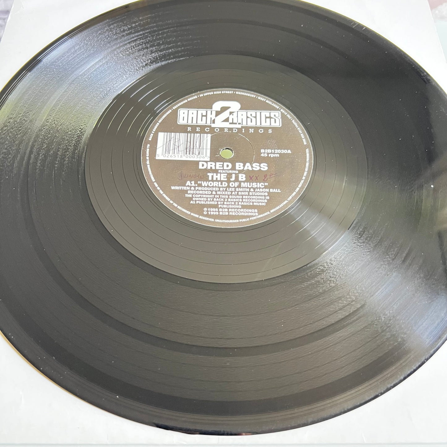 Dred Bass - The J B - World Of Music - Single 1995