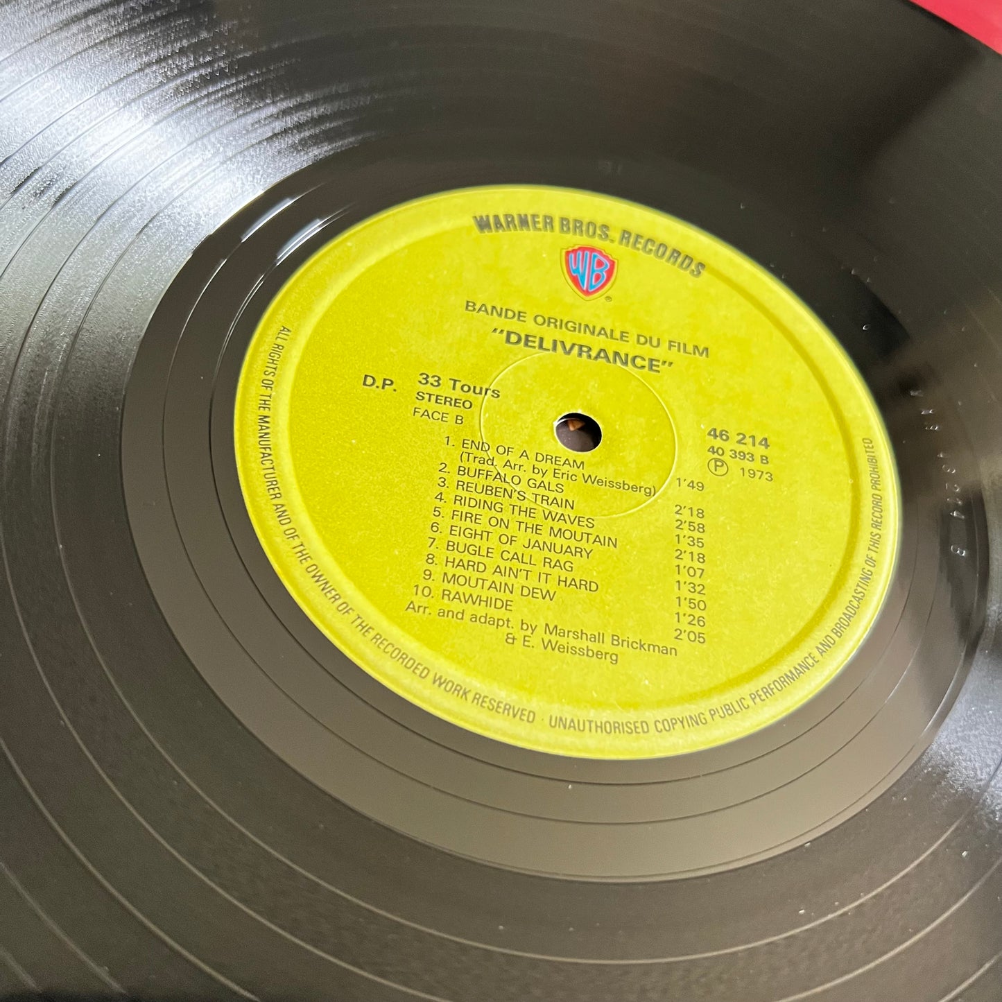 Dueling Banjos - From Original Soundtrack - LP 1973