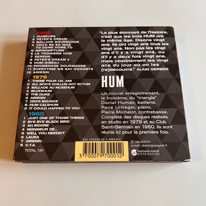 CD - Humair - Urtreger - Michelot - HUM - 1999