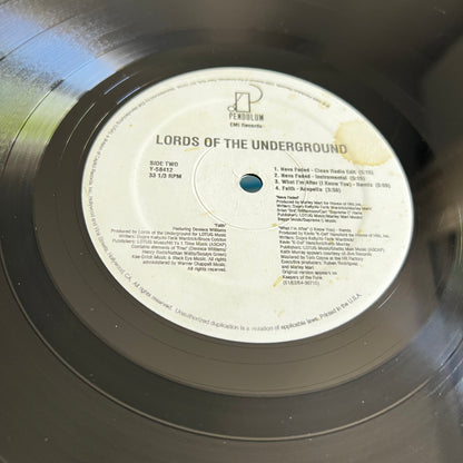 Lords Of The Underground - Faith - Single 1995