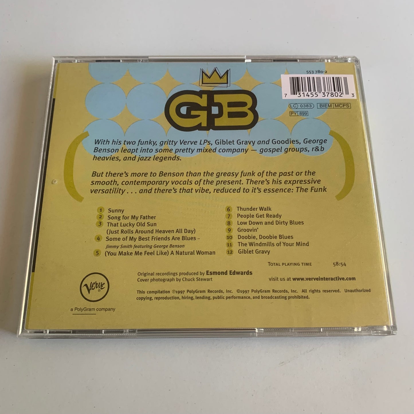 George Benson - Talkin' Verve - 1997 Occasion