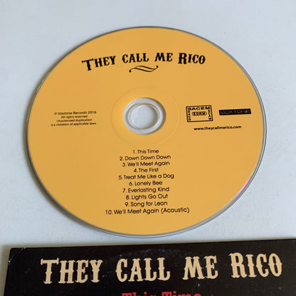 CD - They Call Me Rico - This Time - Single Promo 2016 Occasion