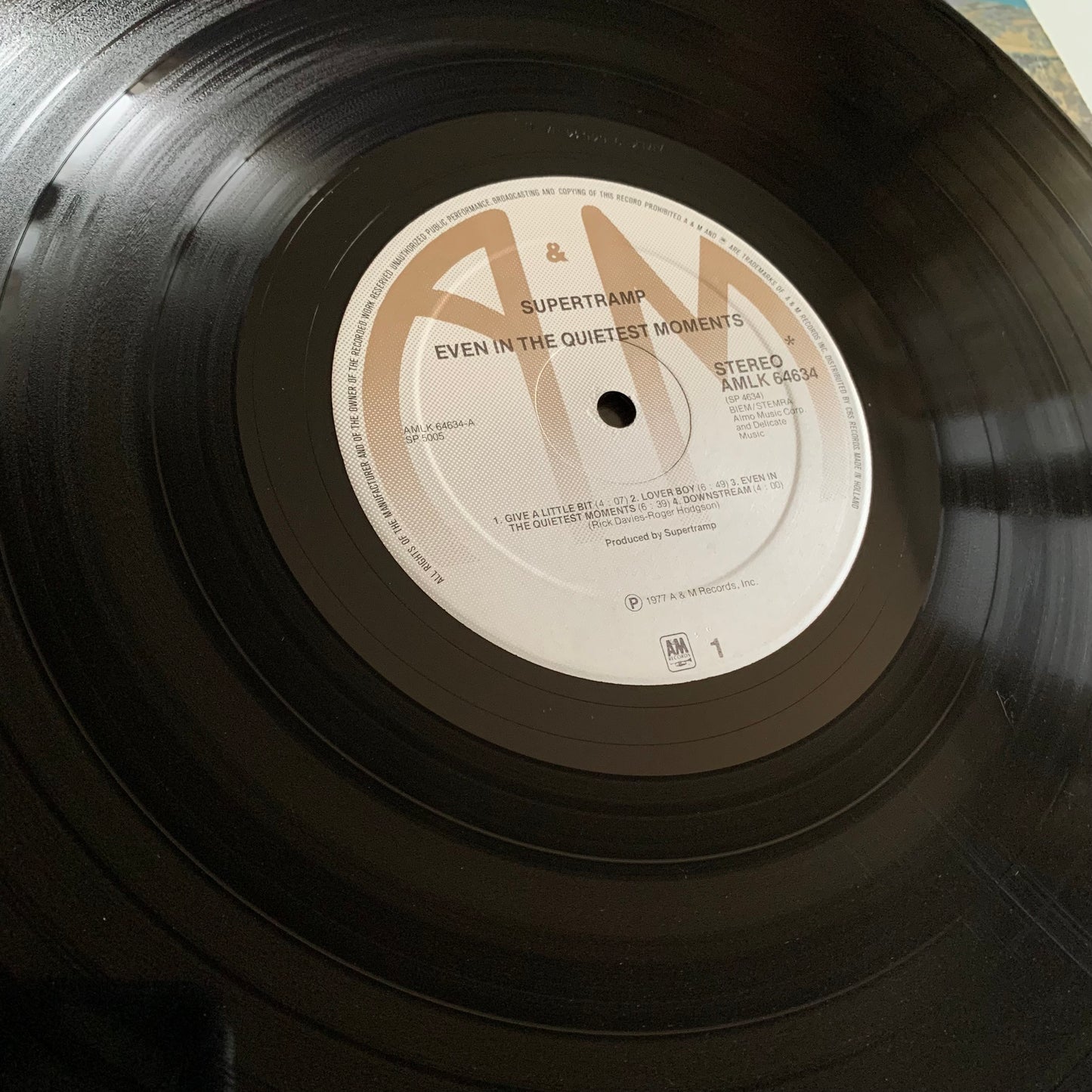 Supertramp - Even In The Quietest Moments - LP 1979 Occasion