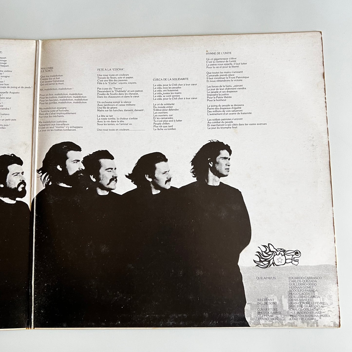 Quilapayún - En Avant! Adelante! - LP 1975