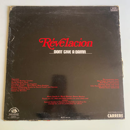 Revelacion - Don't Give A Damn / Living It Up - Single 1982 Occasion