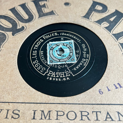 Disque Pathé - Le Loup De Mer / Les Trois Folies - 25cm